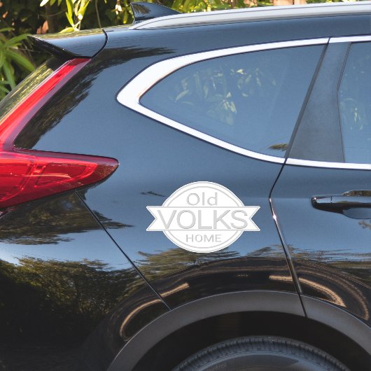 Old VOLKS Zuhause Sticker (Auto Seite)