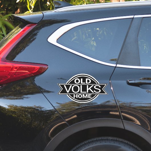 Old VOLKS Zuhause Sticker (Auto Seite)