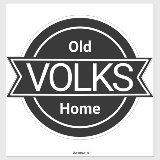 Old VOLKS Zuhause Sticker (Blatt)