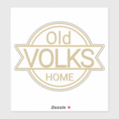 Old VOLKS Zuhause Sticker (Blatt)