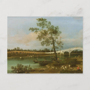 Old Walton's Bridge, 1755 (Öl auf Leinwand) Postkarte