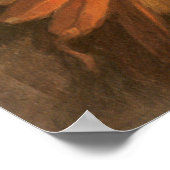 Old War Bonnet von Joseph Henry Sharp Poster (Ecke)