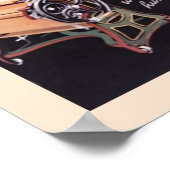 Old Wäsche Table Mangle Poster (Ecke)