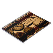 Old Watch Triptych Notizblock (Linke Seite)