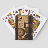 Old Watch Triptych Spielkarten (Rückseite)