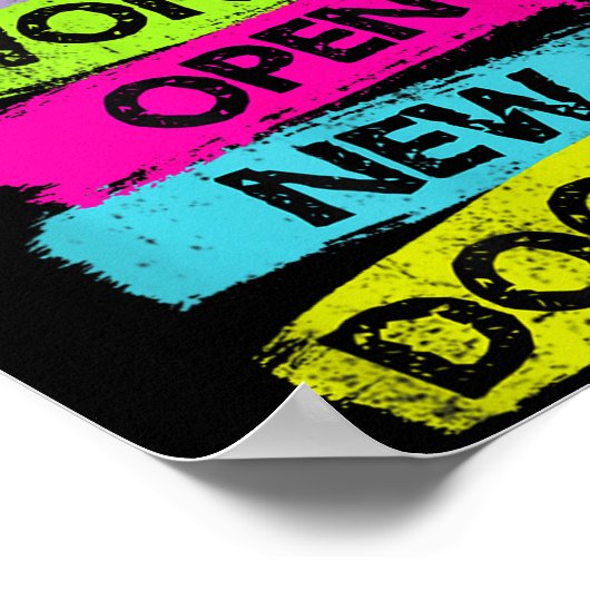 Old Ways Won't Open New Doors Motivational Quotes Poster (Ecke)