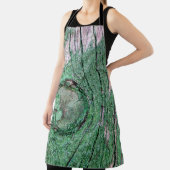 Old Weathered Painted Green Wood Background Textur Schürze (InSitu)