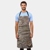 Old Weathered Rotten Knotted Coarse Wood G Schürze (Getragen)