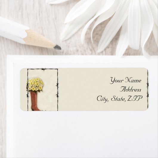 Old West Boot Bouquet Soft und verblasst 1 (Insitu)