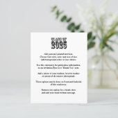 Old West Class of 2025 Abschluss Ankündigung (Stehend Vorderseite)