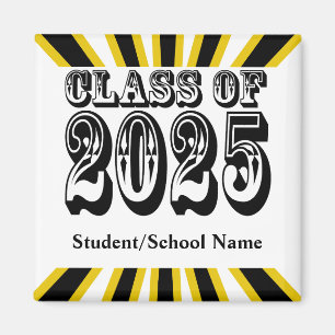 Old West Class of 2025 Abschluss Magnet