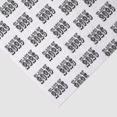 Old West Class of 2025 Abschluss Seidenpapier (Detail)