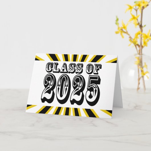 Old West Class von 2025 Karte (Gelbe Blume)