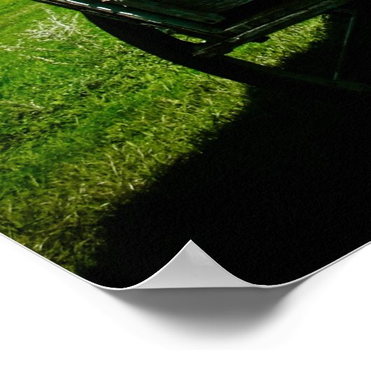 Old West Covered Wagon 02 Poster (Ecke)