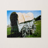 Old West Covered Wagon 02 Puzzle (Horizontal)