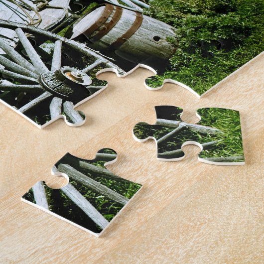 Old West Covered Wagon 02 Puzzle (Seite)