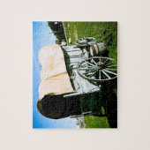 Old West Covered Wagon 02 Puzzle (Vertikal)