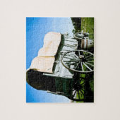 Old West Covered Wagon 03 Puzzle (Vertikal)