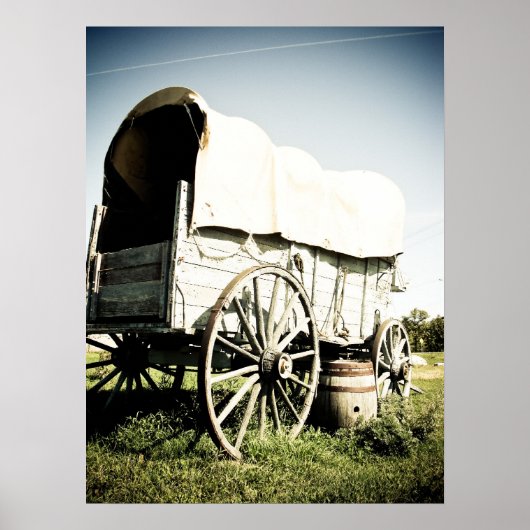 Old West Covered Wagon 04 Poster (Vorne)