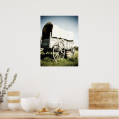 Old West Covered Wagon 04 Poster (Küche)