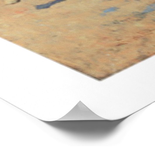 Old West Dash für Holzkunst Print Poster (Ecke)