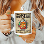 Old West Fire Cider Virus Warnposter Kaffeetasse