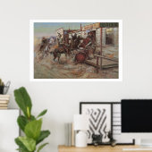 Old West in ohne zu klopfen Art Print Poster (Heimbüro)