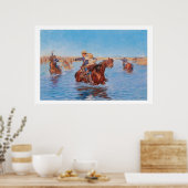 Old West in Safe Hands Art Print Poster (Küche)