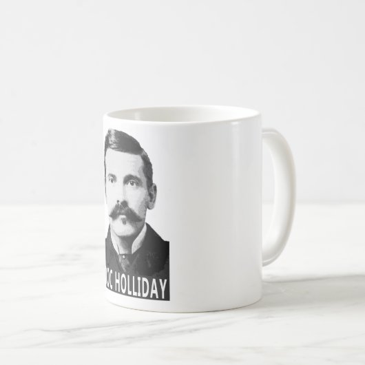 OLD WEST LEGEND DOC HOLLIDAY KAFFEETASSE (VorderseiteRechts)