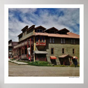 Old West Saloon und Hotel Poster
