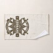 Old West Sheriff Stellvertretende Rifles Abzeichen Badhandtuch Set (Handtuch)