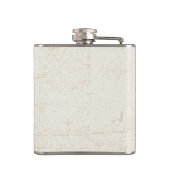 Old West Sheriff Stellvertretende Rifles Abzeichen Flachmann (Rückseite)