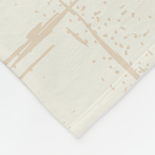 Old West Sheriff Stellvertretende Rifles Abzeichen Fleecedecke (Ecke)