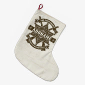 Old West Sheriff Stellvertretende Rifles Abzeichen Großer Weihnachtsstrumpf (Vorderansicht (hängend))