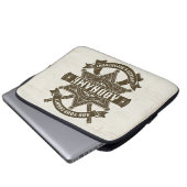 Old West Sheriff Stellvertretende Rifles Abzeichen Laptopschutzhülle (Vorne Knopf)