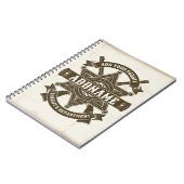 Old West Sheriff Stellvertretende Rifles Abzeichen Notizblock (Linke Seite)