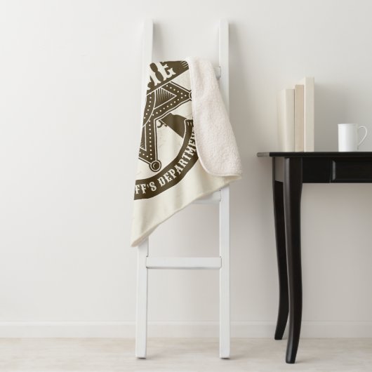 Old West Sheriff Stellvertretende Rifles Abzeichen Sherpadecke (Beispiel)