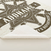 Old West Sheriff Stellvertretende Rifles Abzeichen Sherpadecke (3/4)