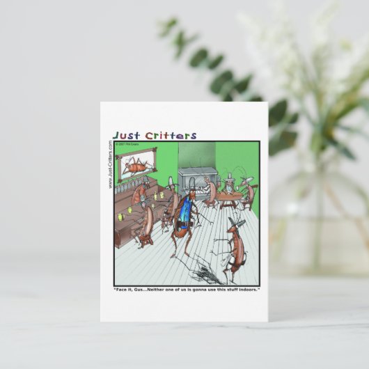 Old West Showdown Postkarte (Stehend Vorderseite)