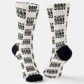 Old West Style Class of 2026 Abschluss Socken (Gewinkelt)
