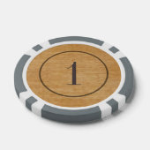 Old West Style Holz Poker Chips (Einzeln)