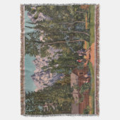 Old West Wyoming Throw Blanket Decke (Vorderseite Vertikal)