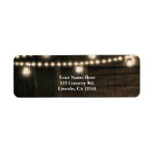 Old Western Saloon & Lights Rustikale Hochzeit (Vorne)