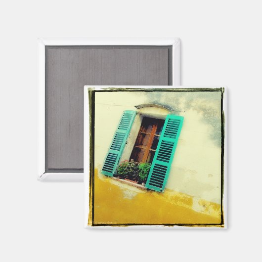 Old Window Magnet (Vorderseite/Rückseite)