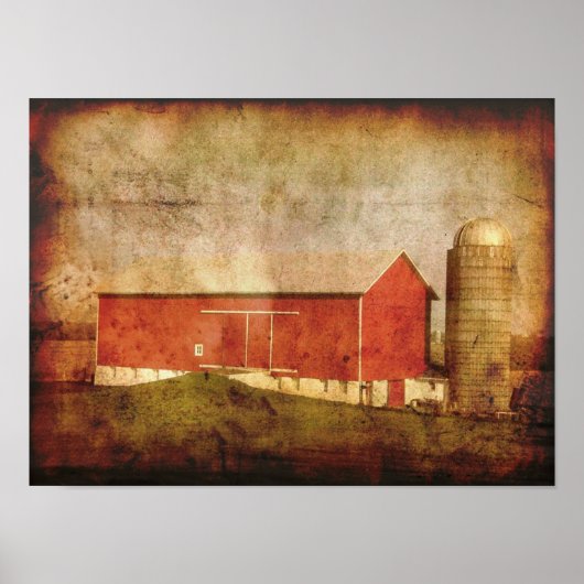 Old Wisconsin Barn Poster (Vorne)