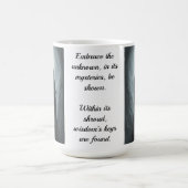 Old Wise Gray Wizard Tasse mit Zitat (Mittel)