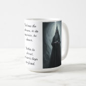 Old Wise Gray Wizard Tasse mit Zitat (VorderseiteRechts)