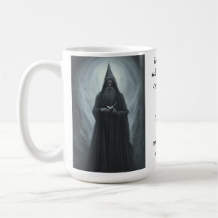 Old Wise Gray Wizard Tasse mit Zitat