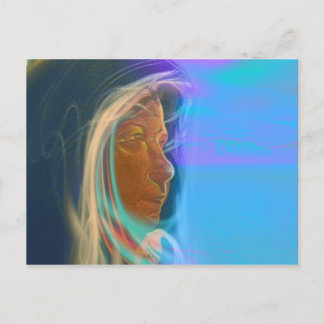 Old woman postkarte