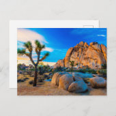 Old Woman Rock - Joshua Tree Nationalpark Postkarte (Vorne/Hinten)
